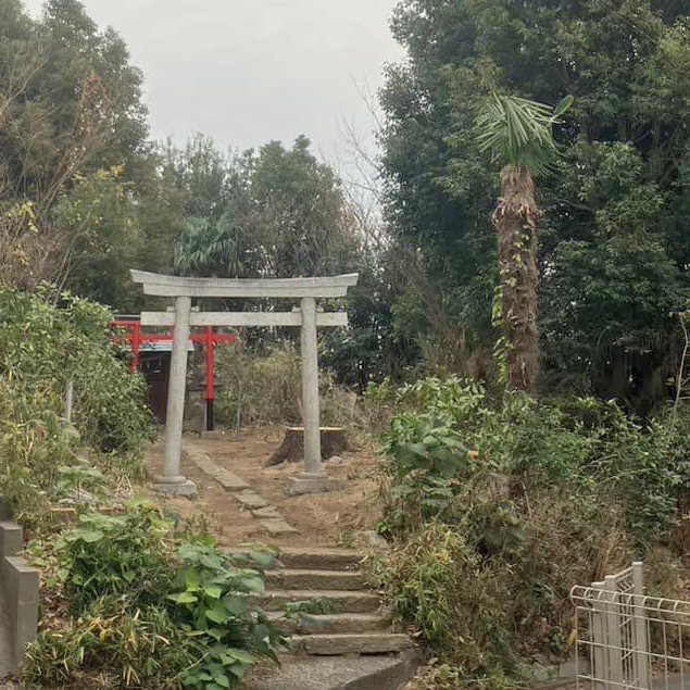 稲荷神社伐採工事